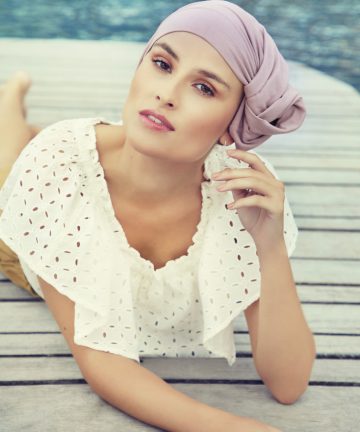 Turbante Anna V Tube - Rosa de madera - 1355-0551