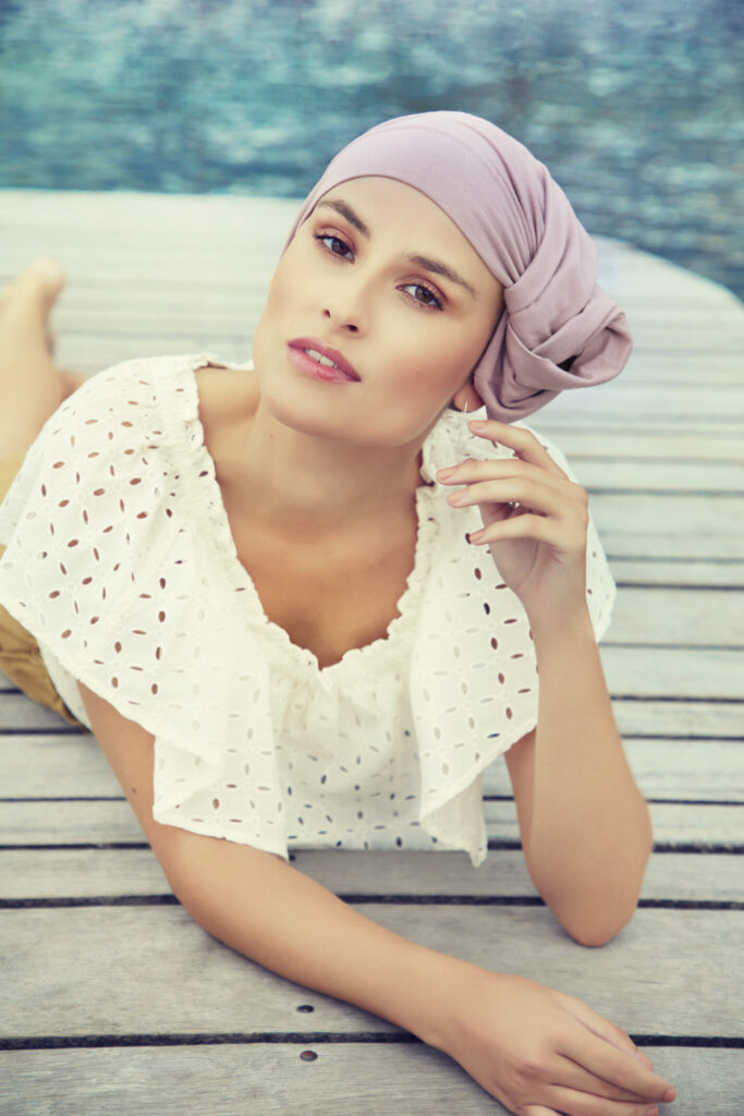 Turbante Anna V Tube - Rosa de madera - 1355-0551