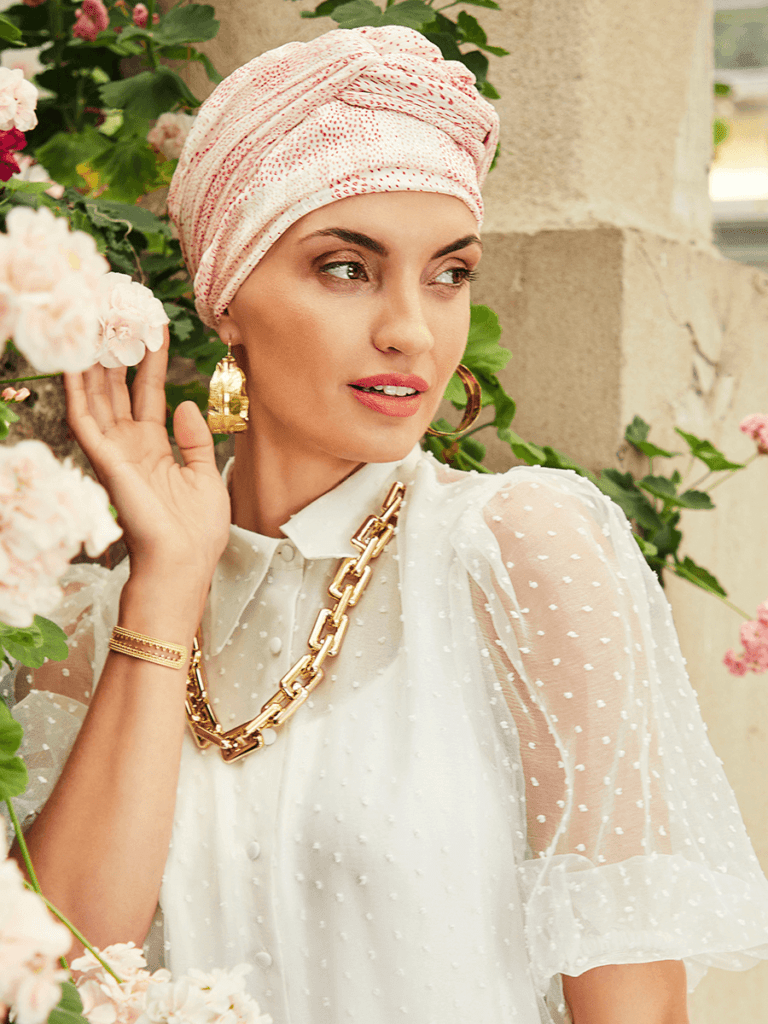 Amber boho estampado - Glamour rojo dorado - 3040-0868
