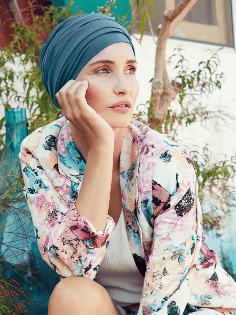 Turbante Nomy turban - Verde petroleo - 1490-0766