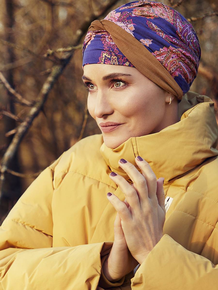 Shakti Turban Estampado - Remolinos de cachemira - 1418-0794