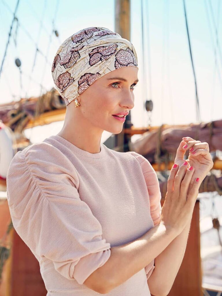 Shakti Turban Estampado - Rosas florecientes - 1418-0755