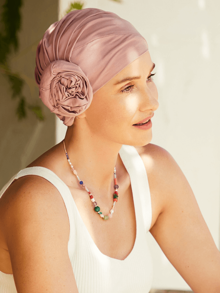 Zuri Turban - Rosa madera - 1484-0845