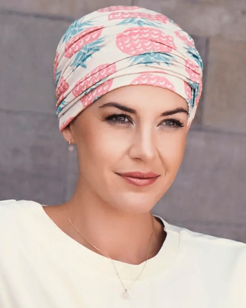 Turbante Karma turban con diadema estampado - Estampado de piña - 1009-0402