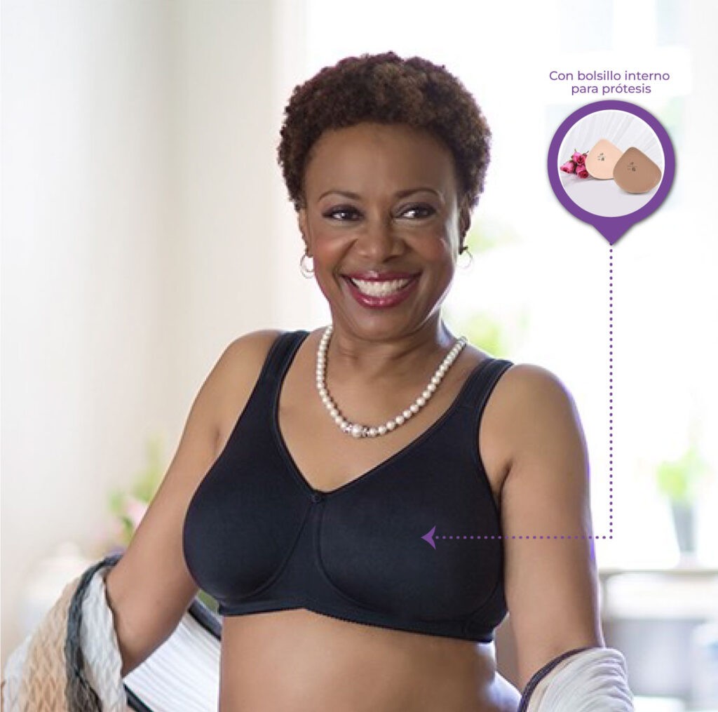 Brasier Postmastectomía Tipo Camiseta Forma Suave - 515