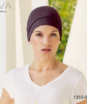 Turbante Anna V Tube - Uva pasa - 1355-0552