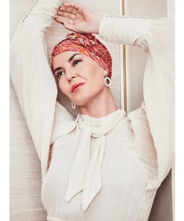 Turbante Lotus turban estampado - Fusión de marmol - 1008-4010