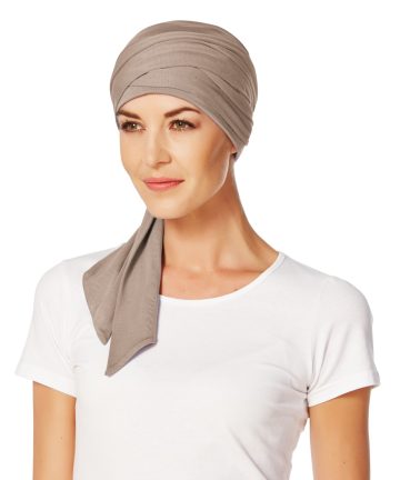 Turbante Mantra bufanda larga - Marrón - 1011-0167