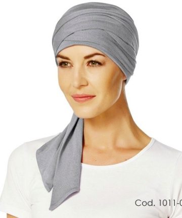 Turbante Mantra bufanda larga - Mezcla de grices - 1011-0169