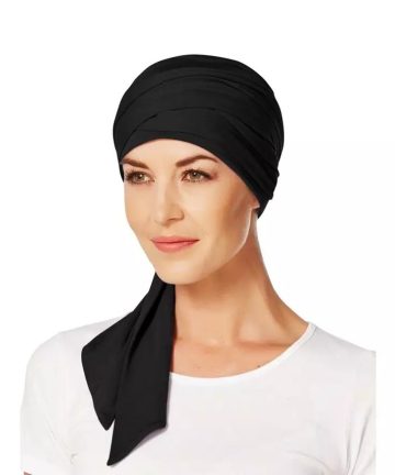 Turbante Mantra bufanda larga - Negro - 1011-0211