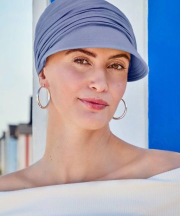 Turbante Solana gorra sol bambú - Lila claro - 1578-0171