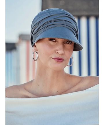 Turbante Solana gorra sol bambú - Marrón verde - 1578-0338