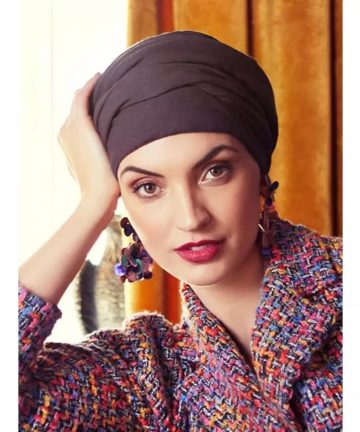 Turbante Zafiro boho turban set - Gris piedra - 3015-0615